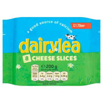 Dairylea Cheese Slices 8 Pack 200g