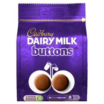 Cadbury Dairy Milk Buttons Chocolate Pieces 119g
