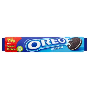 OREO Original Vanilla Sandwich Biscuits 154g PM 79p
