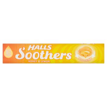 Halls Soothers Honey And Lemon Candy 45g