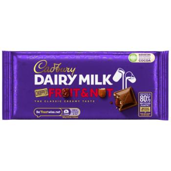 Cadbury Dairy Milk Fruit & Nut Chocolate 95g