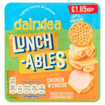 Dairylea Lunchables Chicken 'n' Cheese £1.65 76.8g