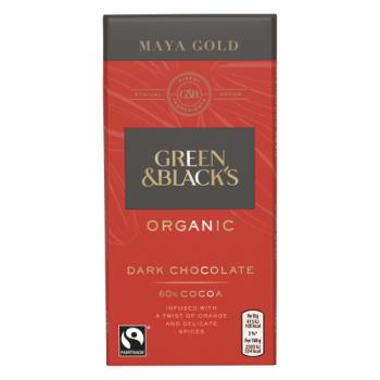 Green & Black's Organic Maya Gold Chocolate Bar 90 Gr