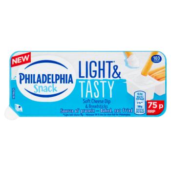 Philadelphia Light & Tasty Soft Cheese Snack 75p 42.6g
