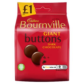 Bournville Drk Btns Â£1   95g