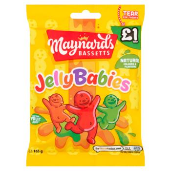 Maynards Bassetts Jelly Babies 165g