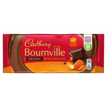 Cadbury Bournville Dark Chocolate Orange Chocolate Bar 100g