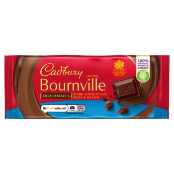 Cadbury Bournville Old Jamaica Chocolate Bar 100g