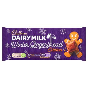 Cadbury Dairy Milk Gingerbread Chocolate Bar 120g
