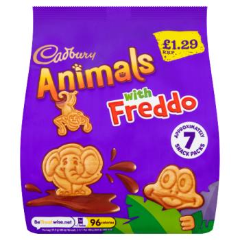 Cadbury Animals Mini Biscuits £1.29 7 Pack 139.3g