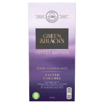 Green & Black's Dark Salted Caramel Chocolate Bar 90g