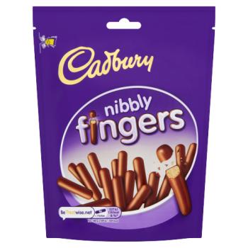Cadbury Nibbly Chocolate Mini Fingers Biscuits 125g