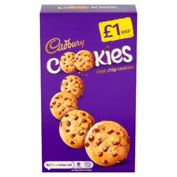 Cadbury Choc Chip Cookies Biscuits 150g Pm £1