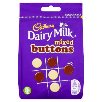 Cadbury Dairy Milk Mixed Buttons Bag 115g