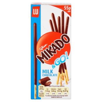 Mikado Milk Chocolate Biscuits 55p 39g