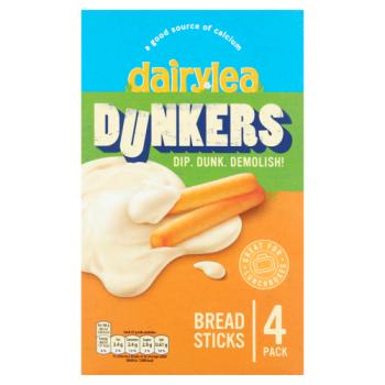 Dairylea Dunkers Breadsticks 4 Pack 188g