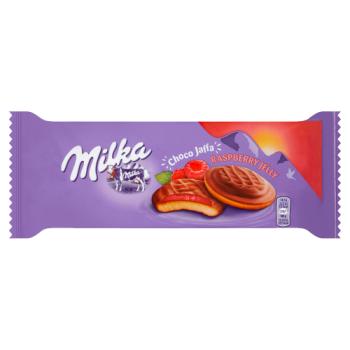 Milka Choco Jaffa Sponge Cakes with Raspberry Flavoured Jelly Topped with Chocolate 147g
