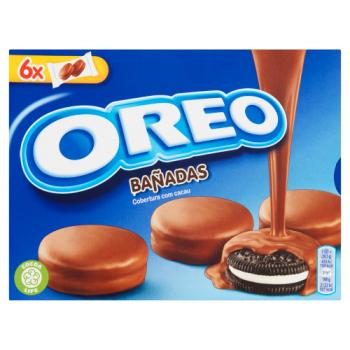 Oreo Cocoa Sandwich Biscuits with Vanilla Flavoured Filling in Cocoa Glaze 246 g (12 Pieces)