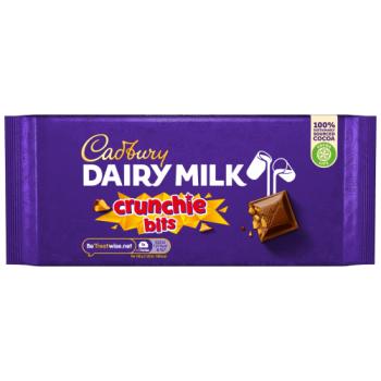 Cadbury Crunchie Chocolate Bar 200g