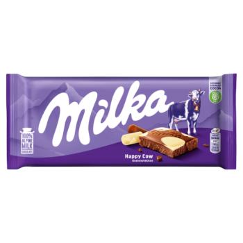 Milka Milk And White Chocolate Tablet 100g