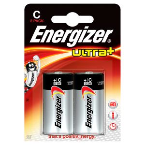 Energizer Ultra+ C/LR14 Batteries 2 Pack