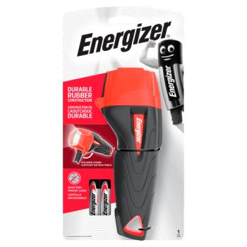 Energizer® Impact Rubber Torch with 2 x AA Batteries