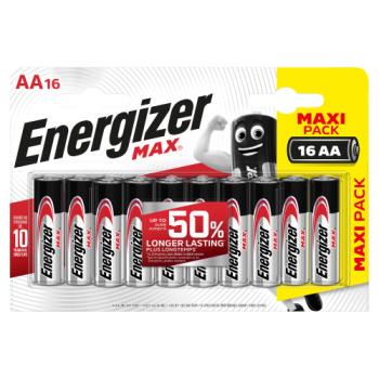 Energizer Max® AA Batteries, Alkaline 16 Pack