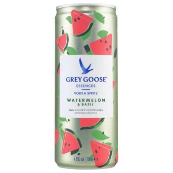 GREY GOOSE Essences Vodka Spritz Watermelon & Basil Premix Cocktail, 25cl