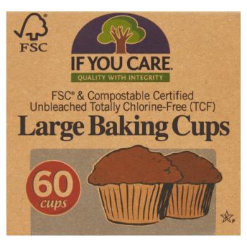 If You Care Large Baking Cups - Unbleac