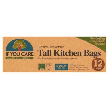 If You Care Tall Kitchen Bags - 61x64.5