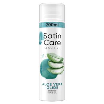Venus Satin Care Women's Shave Gel, Aloe Vera Glide, 200ml