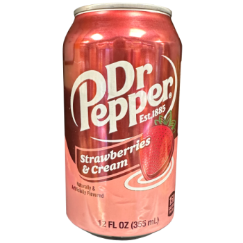 Dr Pepper Strawberries & Cream 355ml 