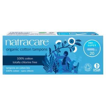 Natracare 20 Organic Cotton Tampons Super