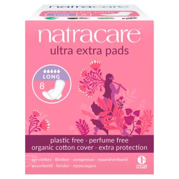 Natracare 8 Long Ultra Extra Pads