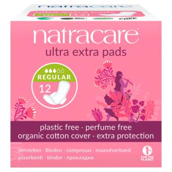Natracare 12 Regular Ultra Extra Pads