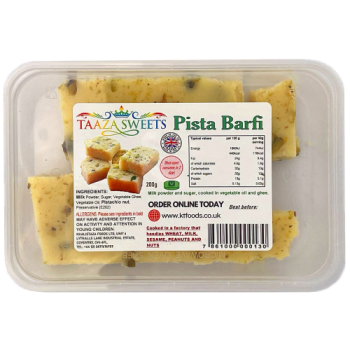 Taaza Sweets Pista Barfi 200g 