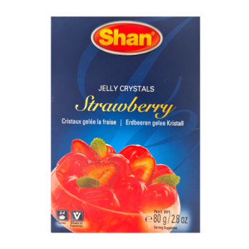 Shan Jelly Crystals Strawberry Flavour 80g 