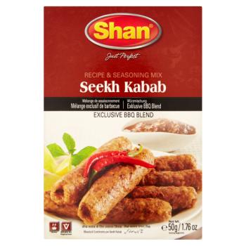 Shan Seekh Kabab Recipe & Seasoning Mix 50g