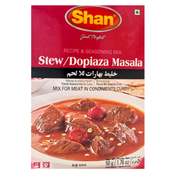 Shan Recipe & Seasoning Mix Stew Dopiaza Masala 50g 