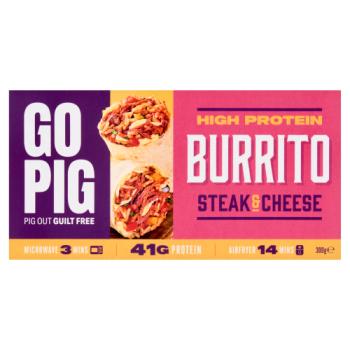 Go Pig Burrito Steak & Cheese 300g