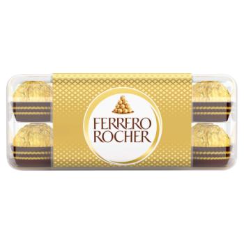 Ferrero Rocher Chocolate Pralines Gift Box of Chocolate 30 Pieces (375g)