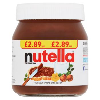 Nutella Hazelnut and Chocolate Spread Jar 400g