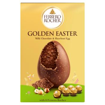 Ferrero Rocher Golden Easter Egg Milk Chocolate & Hazelnut 250g