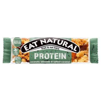 Eat Natural Protein Peanuts, Almonds & Salted Caramel Fruit & Nut Bars 40g