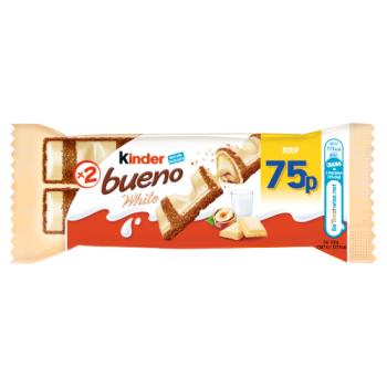 Kinder Bueno White Milk and Hazelnuts 2 Pieces 39g