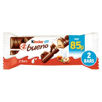Kinder 2 Milk & Hazelnuts Bueno 43g