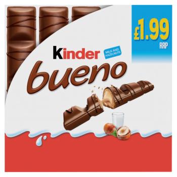 Kinder 5 Bueno Milk & Hazelnut 107.5g