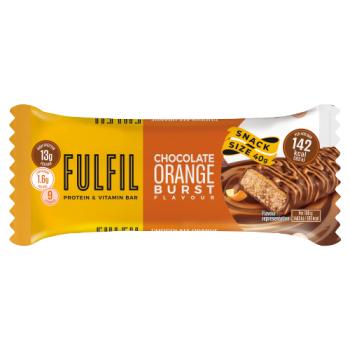 Fulfil Chocolate Orange Burst Flavour Protein & Vitamin Bar 40g