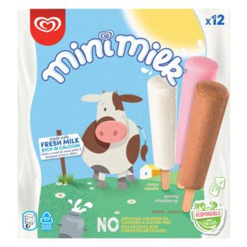 Walls Mini Milk Ice Cream Multipack 12 x 35 ml 