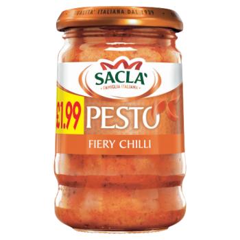 Sacla' Pesto Fiery Chilli 190g